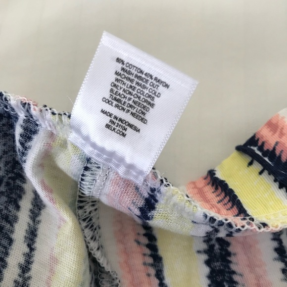 New Directions Striped Capri Lounge Pajama Pants 2X NWT Cotton Rayon - Picture 9 of 14